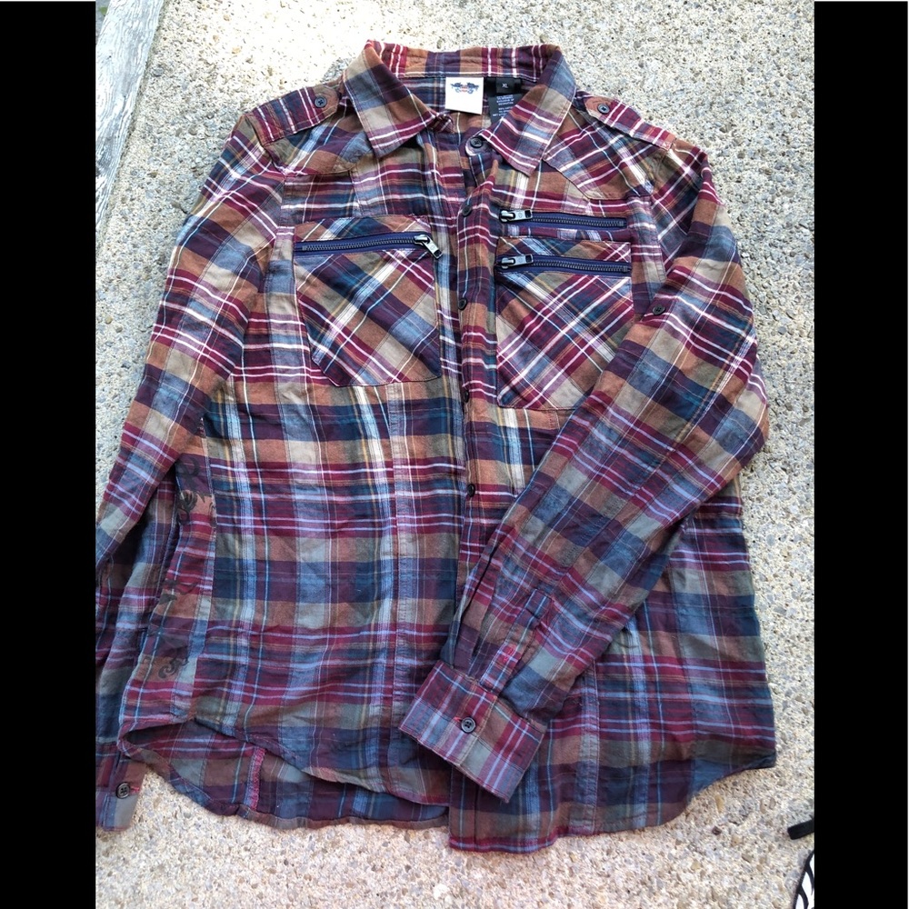 Harley-Davidson Long Sleeve Button Down